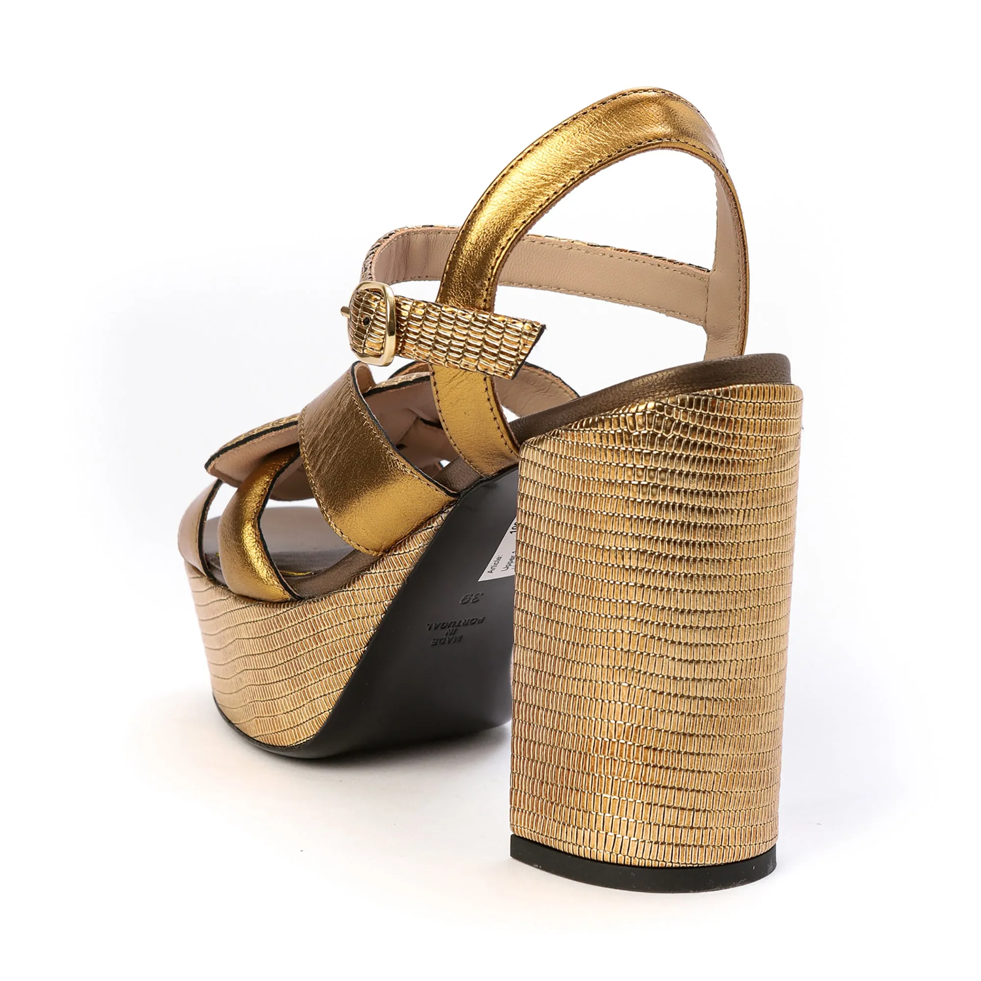 ANNA platform sandal - bronzite