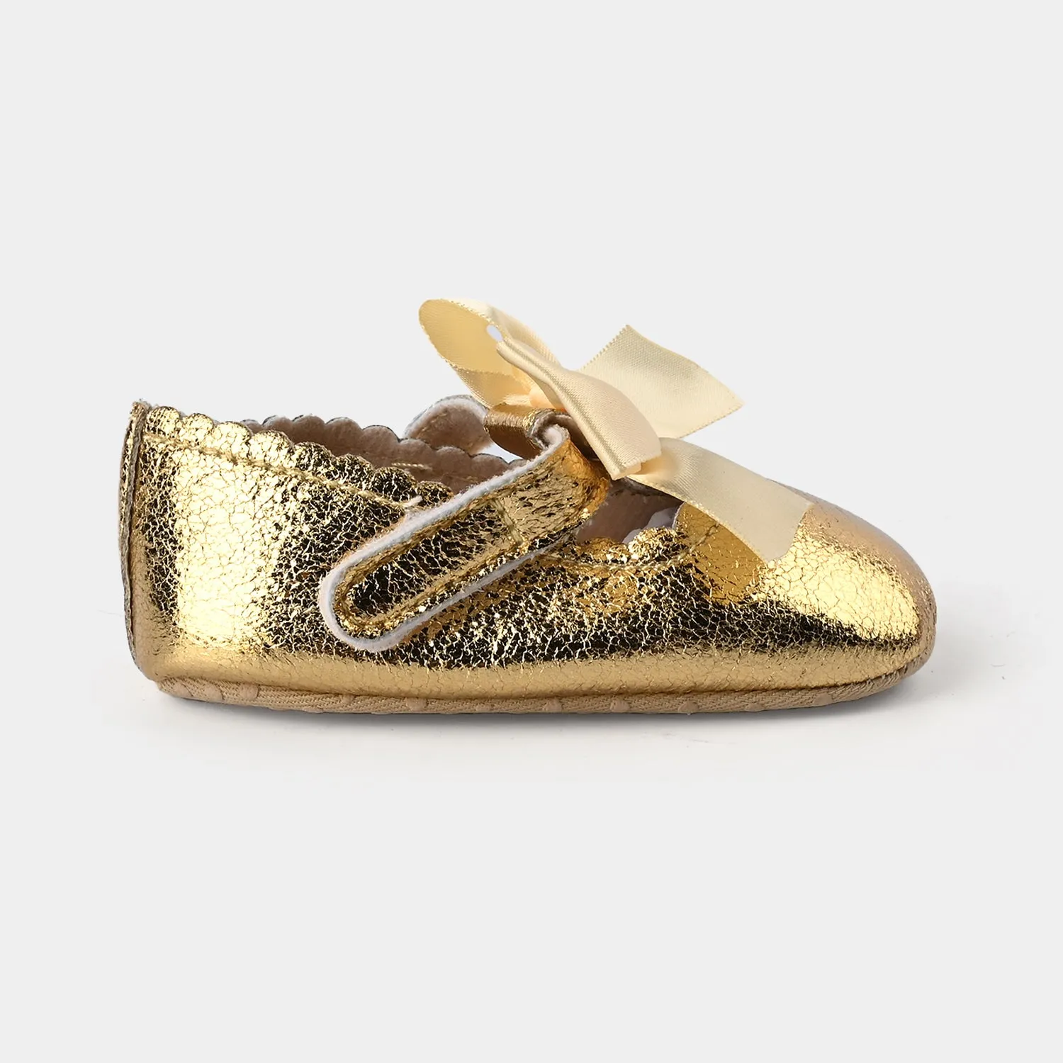 Baby Girl Shoes F53-Gold