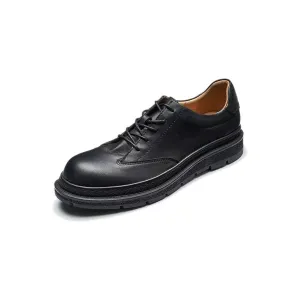 ChicLeather Round Toe Casual Shoes