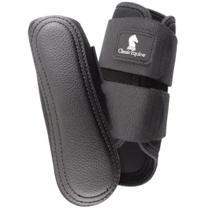 Classic Equine Air Wave Medium Front Splint Boots- Black