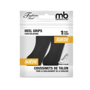 M&B Heel Grip suede Black