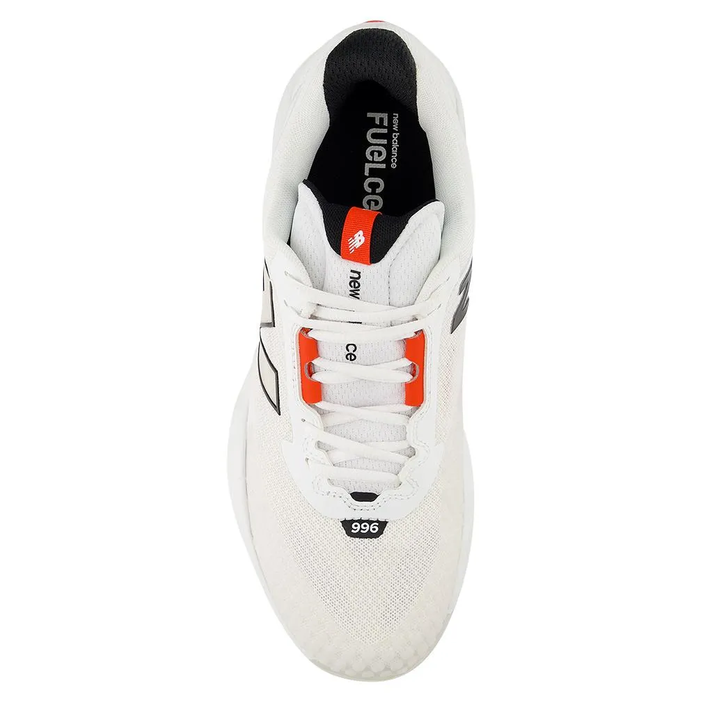 Men`s FuelCell 996v6 2E Width Tennis Shoes White and Black