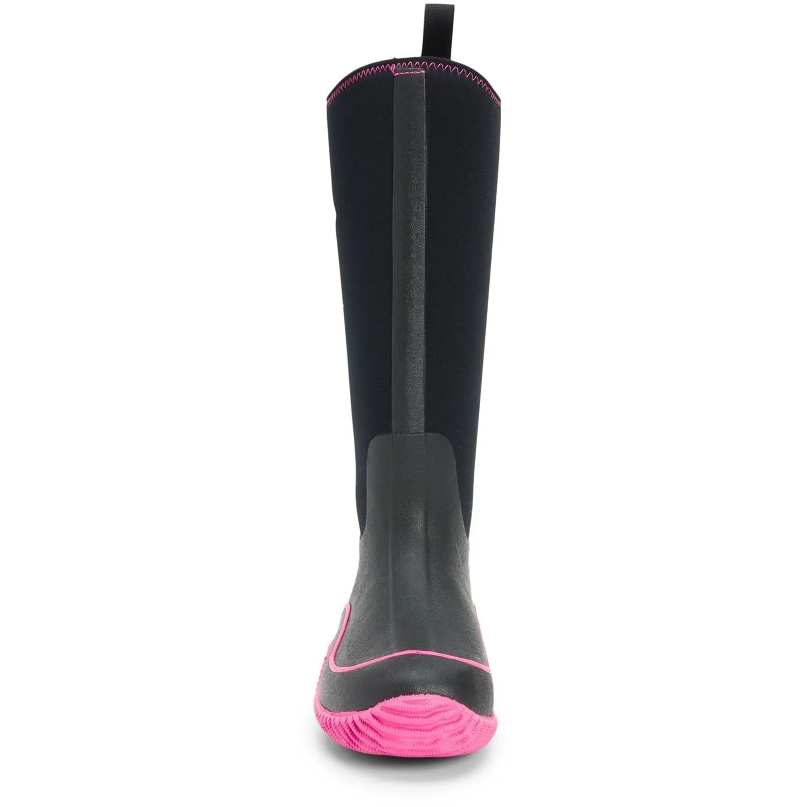 Muck Boots Hale Rubber Black/Pink Wellington Boots