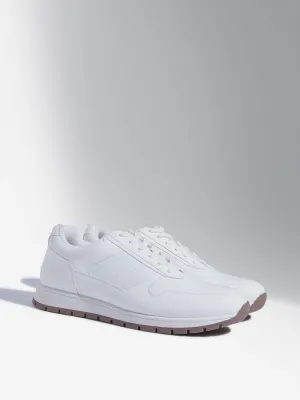 SOLEPLAY White Stitch Design Sneakers