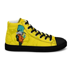 Unisex high top canvas shoes- Sprayer